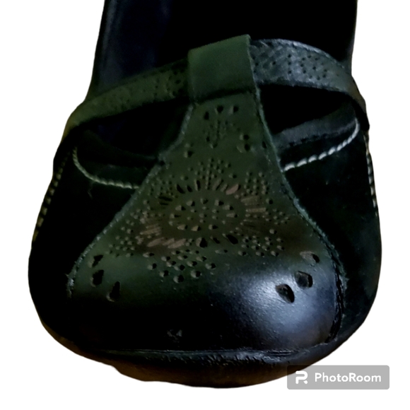 Clarks Privo Size 7 Black Shoes - Picture 8 of 9